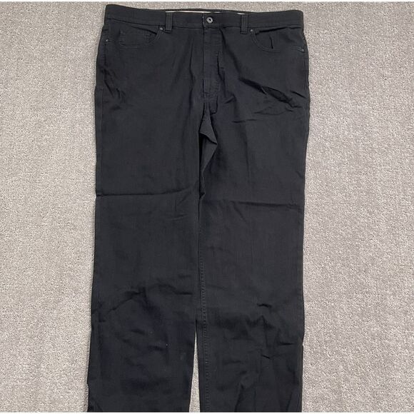 Hiltl Pants Men‎ 42W 30L ACT 41W Black Premium Denim High Rise Boot Cut